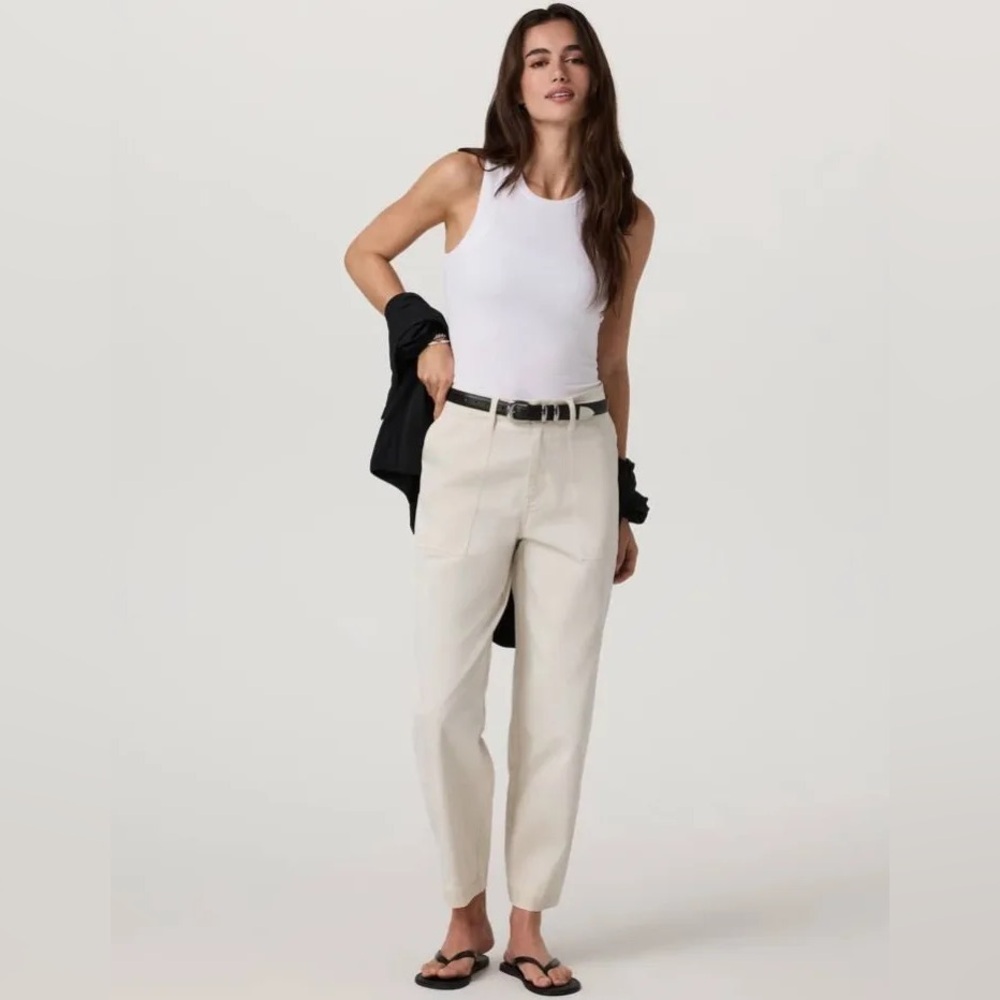 NWT Vuori Anza Twill Pant - Milkweed
